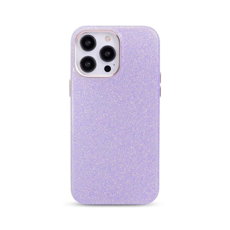 

KZDOO Sparkle Glitter Back Cover Soft TPU Pu Leather Luxury Bling Glitter Shining Phone Case For iPhone14/14plus/14pro/14promax