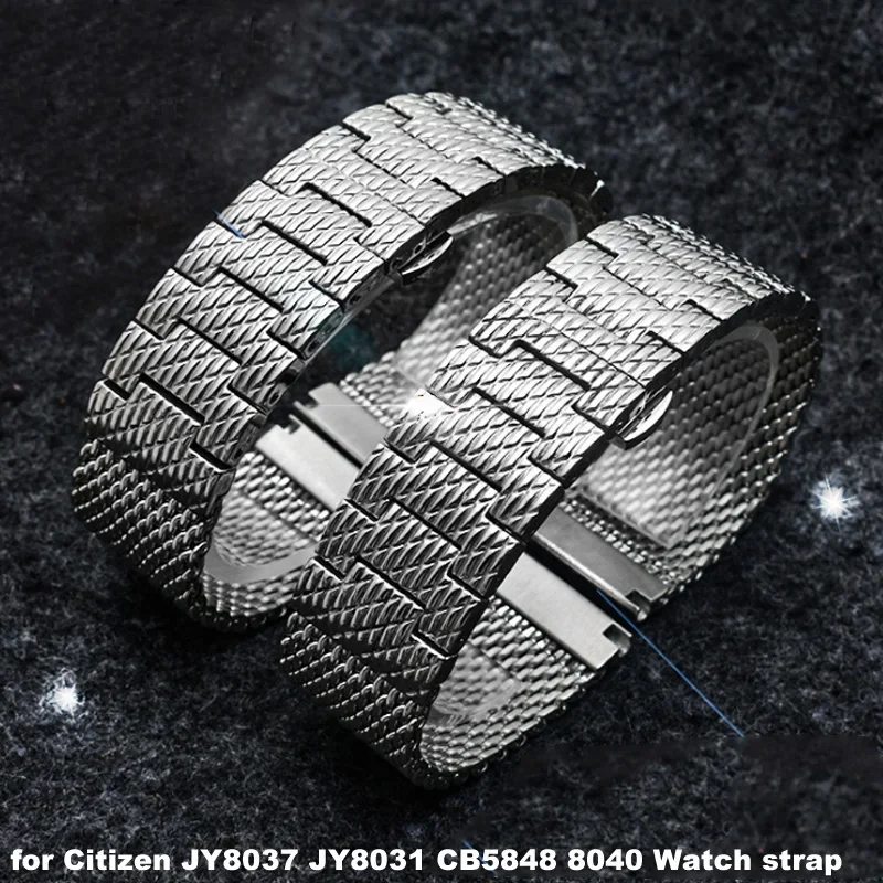 

High quality Milan mesh stainless steel bracelet for Citizen JY8037 JY8031 CB5848 8040 Watch strap mens luxury 22/23mm watchband