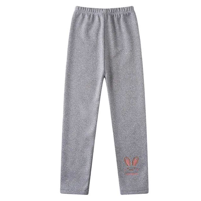 Girls Warm Rabbit Leggings 4