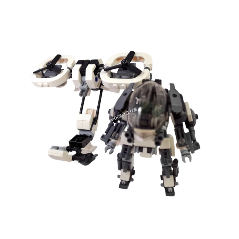 

MOC Kids Toy Building Blocks Action Figure Blocks Mecha Warrior Model Children's Toy Soldier Assemble Bricks Robots Puzzle Gifts