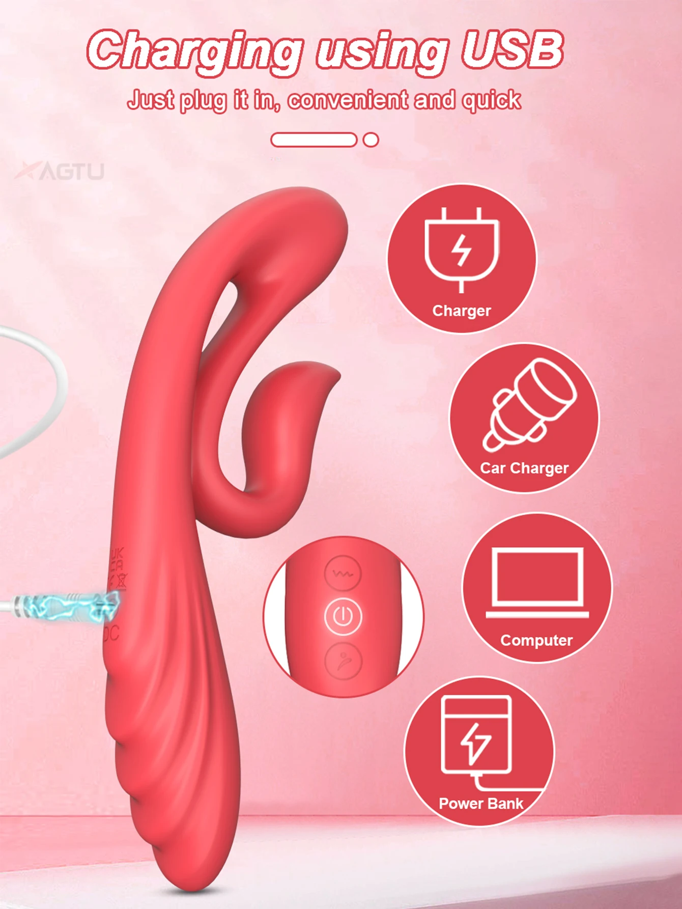 2024 G-spot Clitorale Vibrator Seksspeeltje voor Vrouwen Clit Clitoris Stimulator Vrouwelijke Masturbatie Trilling Oplaadbaar_voghion.com