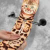 Funny Cat Hand Towels Kitchen Bathroom Hand Towel Ball with Hanging Lo-ops Quick Dry Soft Absorbent Microfiber creative Towels 4