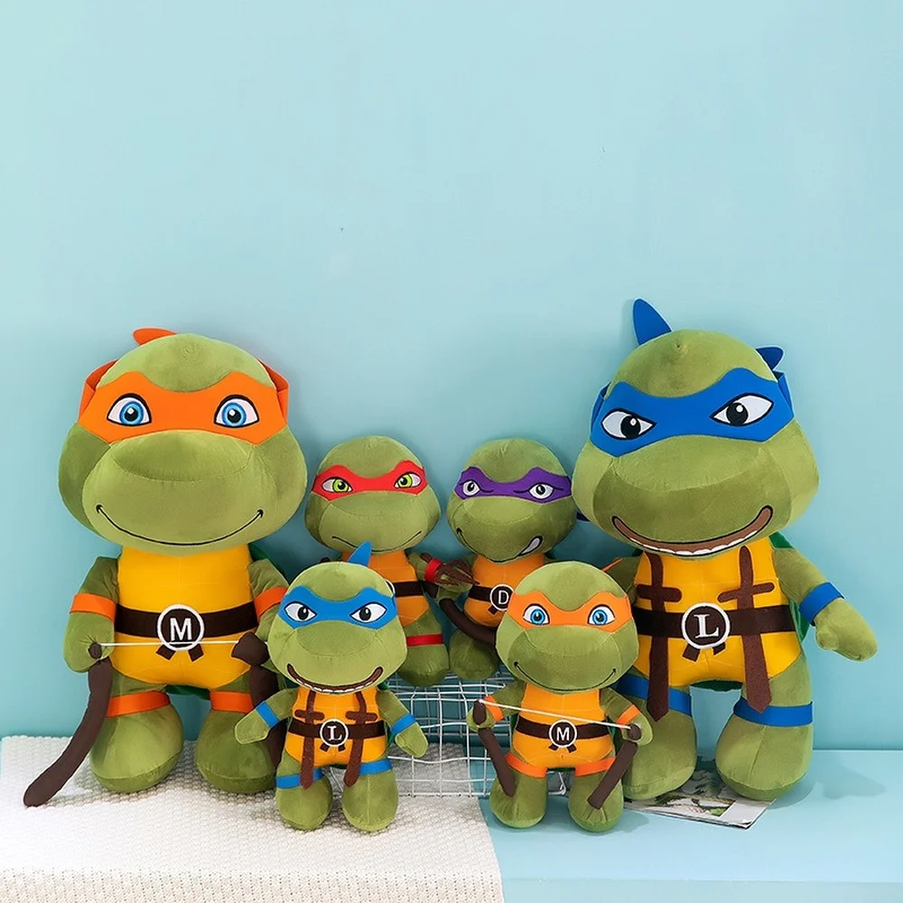 25CM Size Film Anime Teenage Mutant Ninja Turtles Plush Doll Model Toy -  AliExpress