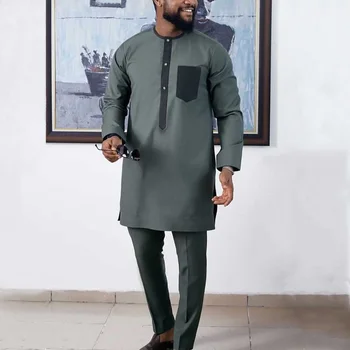 Alternative view of Dayo Long Sleeve Dashiki Outfit