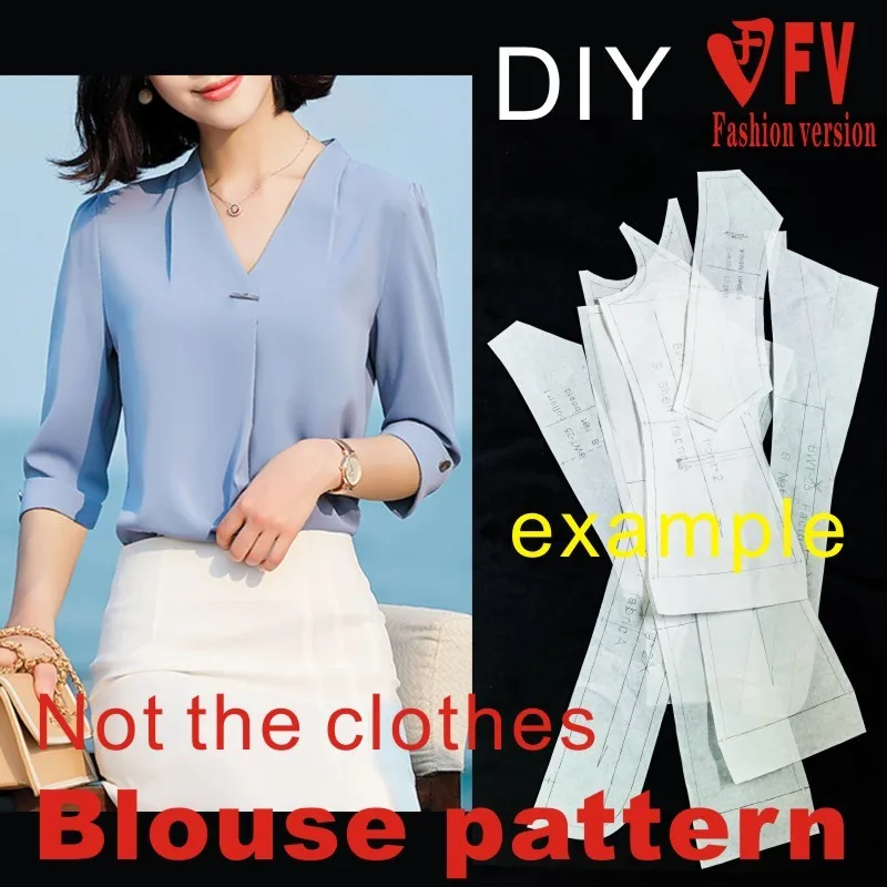 Women’s V-Neck Shirt Pattern 1
