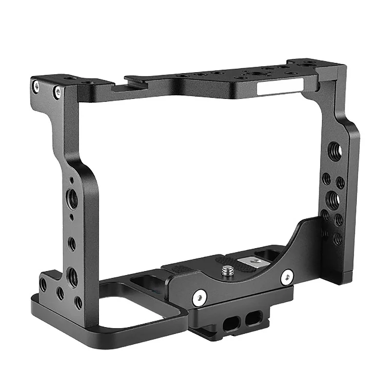 

Photography Bracket DSLR Camera Rabbit Cage for Nikon Z7 Z6 Series Aluminum Alloy Cage Handheld Stabilizer Black