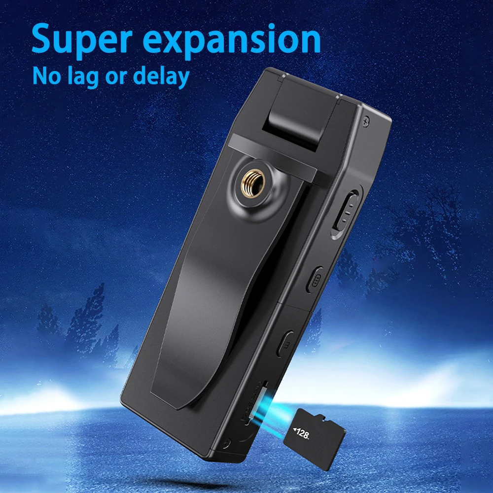 풀 1080P HD 미니 카메라, 1250mAh 캠코더 바디 캠코더, 소형 180 ° 광각 회전 자전거 카메라, 스포츠 DV 자동차 DVR 웹, DV3