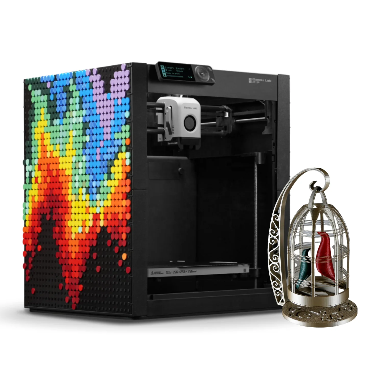 Bambu Lab Wholesale P1P Impresora 3D OEM / ODM Metal Industrial Big Fast  Desktop Multicolor Enclosed Core-XY FDM 3D Printer - AliExpress