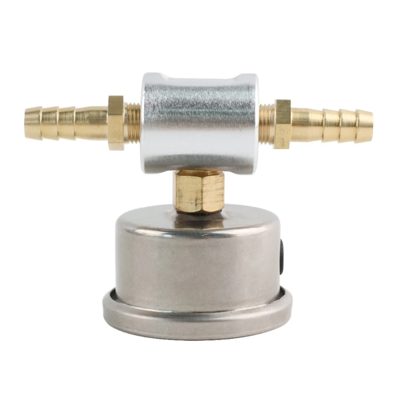 연료 분사를 위해 채워진 범용 0-160PSI 1/8NPT 연료 압력 게이지 액체