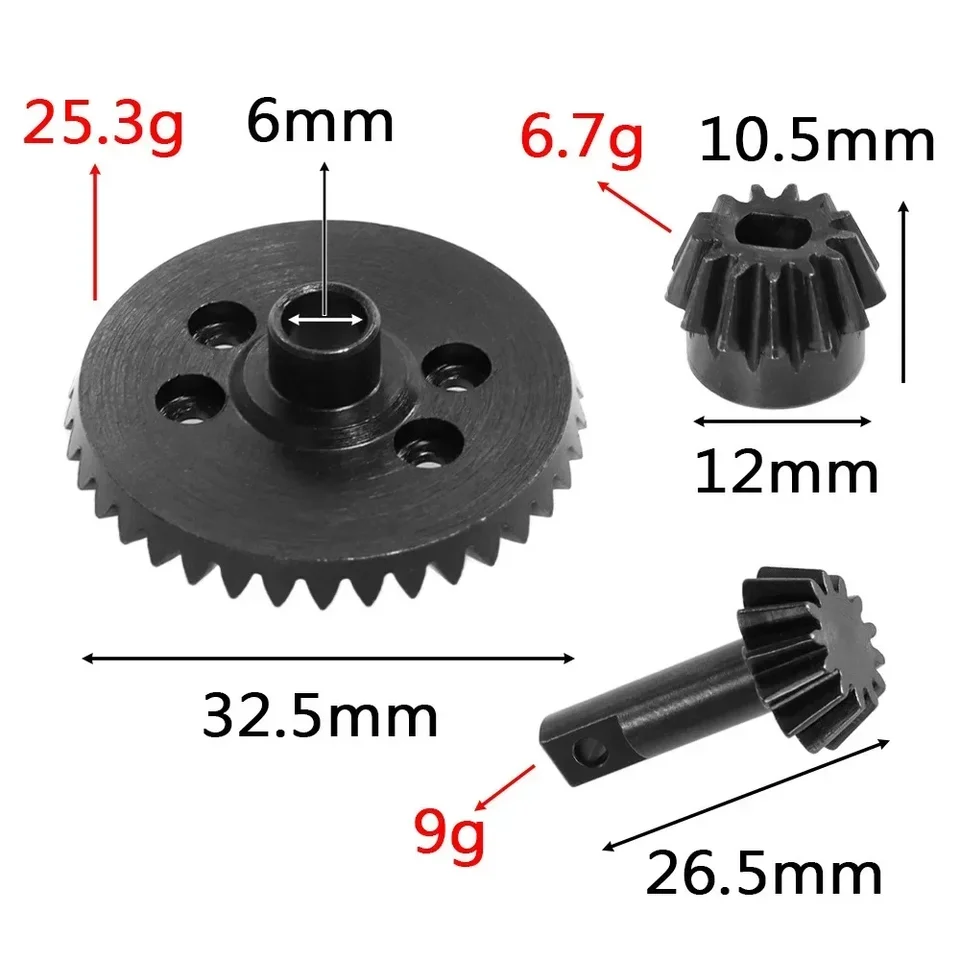 Engranaje Anillo Diferencial/piñón Traxxas 5379X, Repuesto Original Para Coches RC Traxxas