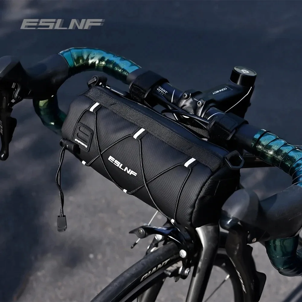 ESLNF Bike Front Bag Large Capacity Storage Outside Waterproof Multifunction Riding Bag Mountain Bike Front Accessorie bike bag