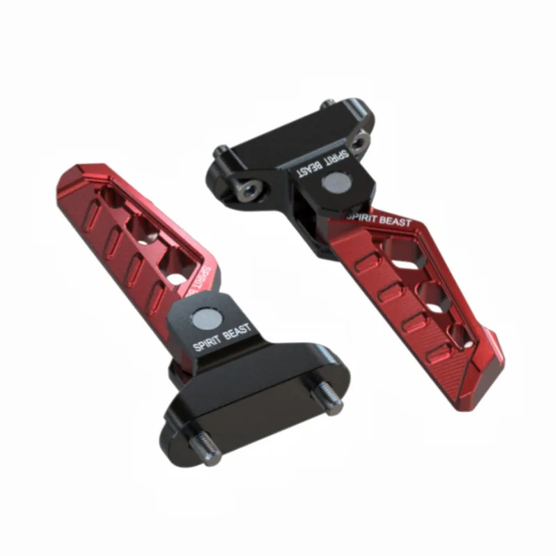 

1 Pair Motorcycle / Scooter Retrofit Footrest Foot Pedal Foldable Anti-skip