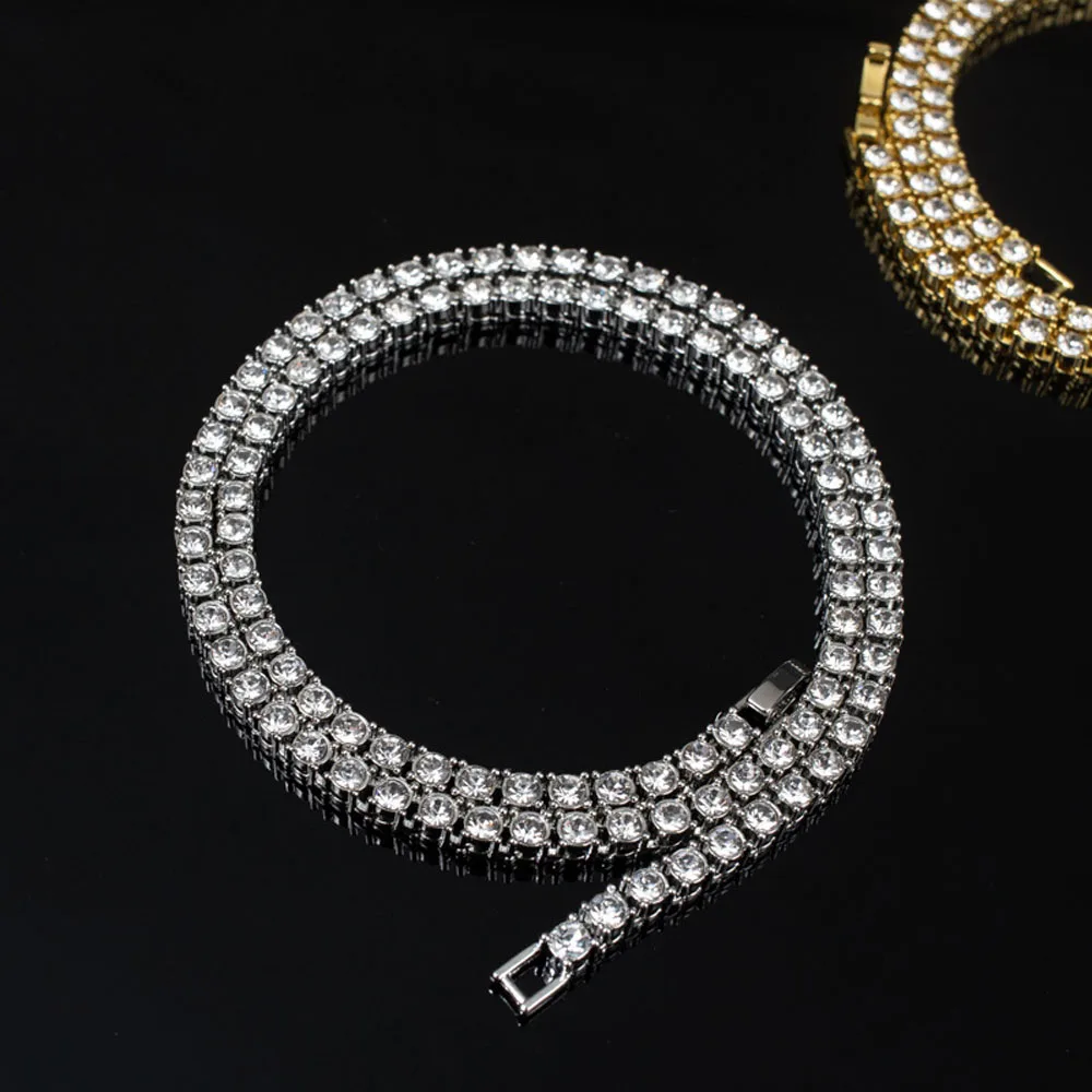 ジルコニア　テニスチェーン　アイスドアウトチェーン 楽天市場】【クーポン利用で9170円】 ネックレス テニス