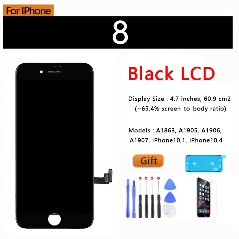 For iphone 8 Black