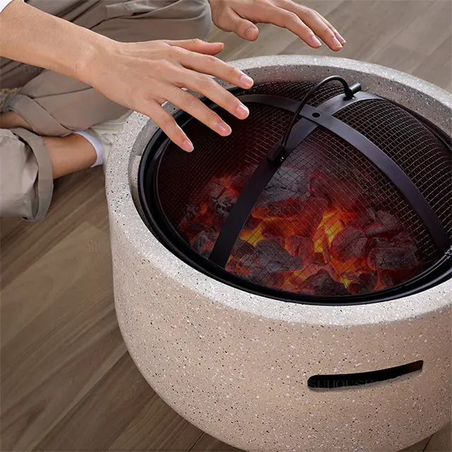 Modern Beltéri Tűz Gödrök Háztartási Fűtési Kályha Brazier Kültéri Udvar Multifunkciós Kerti Grill Kemping - Image 5