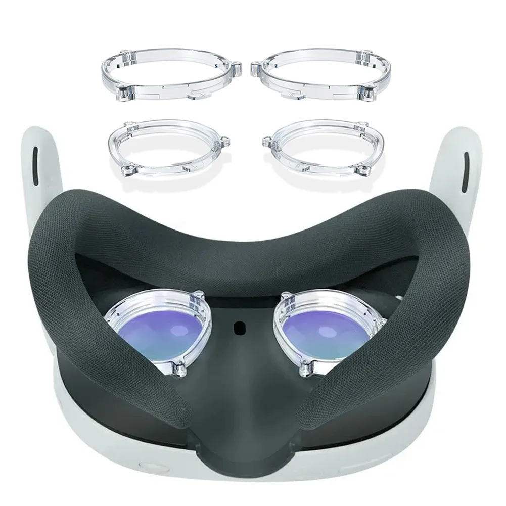 Magnetic Lens Protection Frames & Anti Blue Light Lens VR Eyeglasses Lens Spacer Anti Blue Light Glasses for Meta/Oculus Quest 3