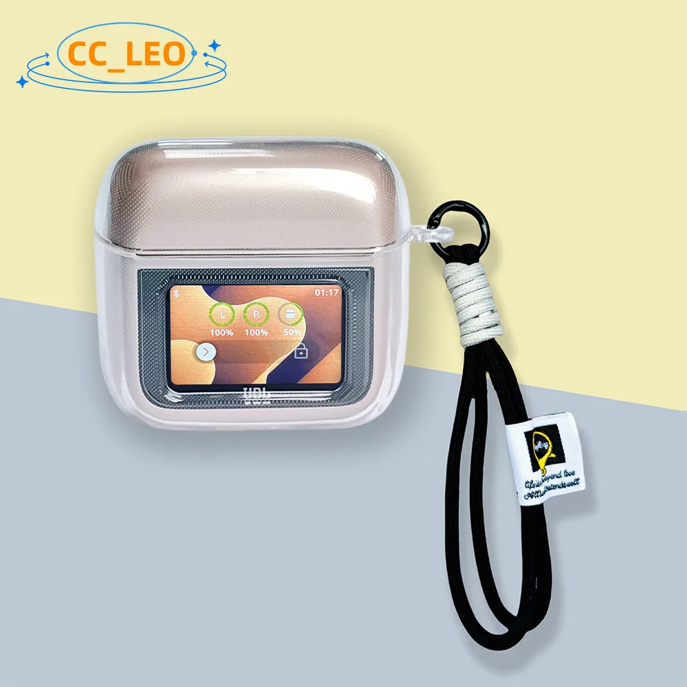 Clear Soft Protective Shockproof Case with Cute Lanyard Pendant