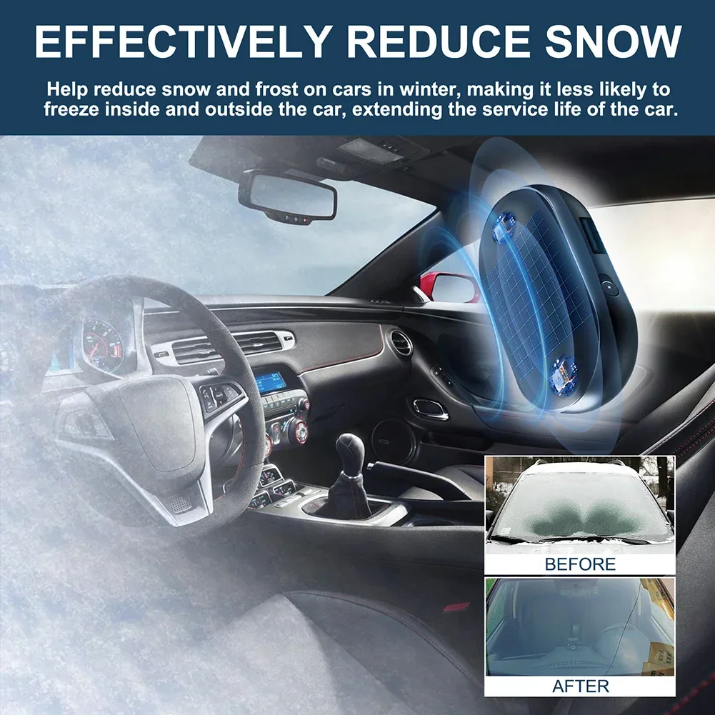 Snow Plow Antifreeze Car Electromagnetic Molecular Windshield Microwave Deicing Anti-ice Instrument Car Accessories
