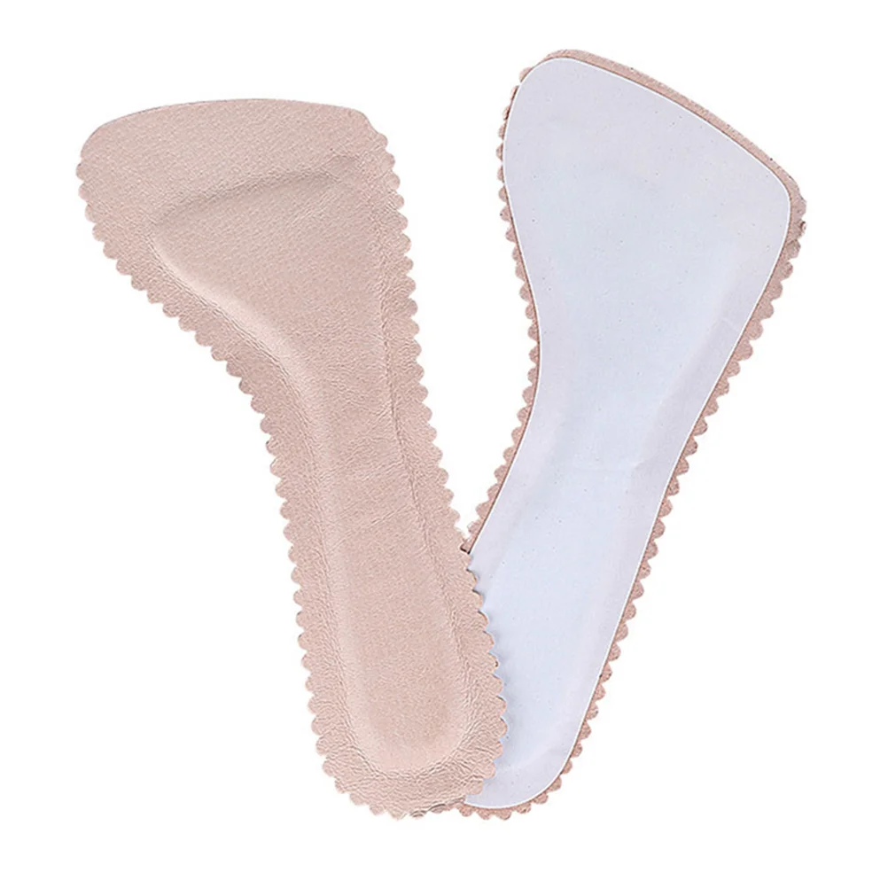 

High Heel Insoles Latex Non Slip Insole Shoe Pad Absorbing Self Adhesive Cushion Heel Insert Pain Relief Plantar