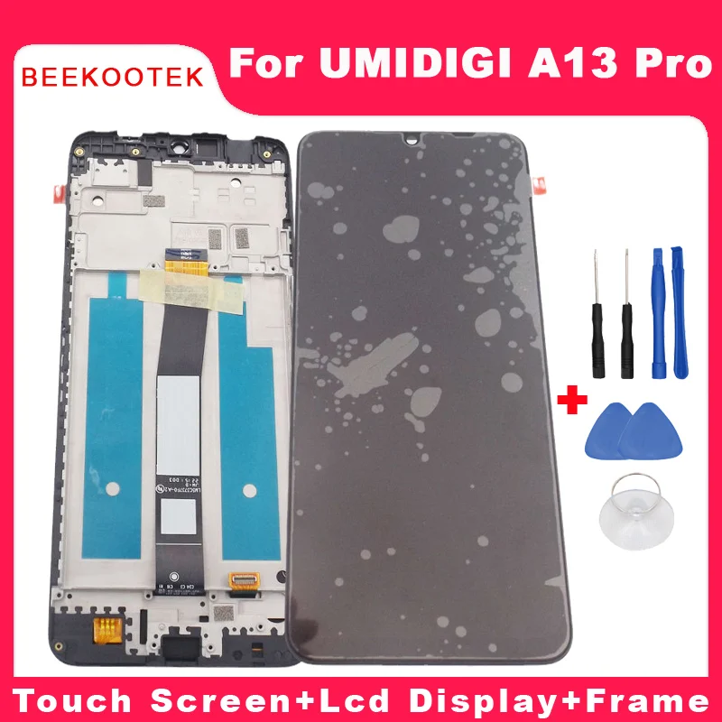 New Original Umidigi A13 Pro Lcd Display+Touch Screen Digitizer With Frame Replacement Accessories For Umi Umidigi A13 Pro Phone