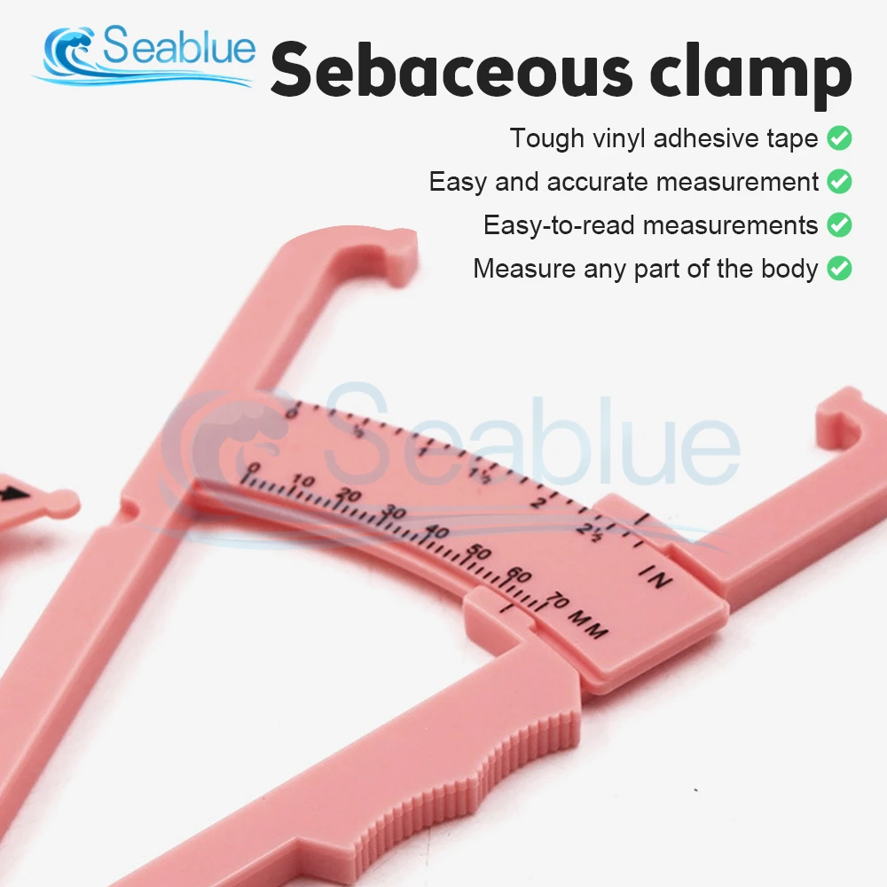 Personal Body Fat Caliper Skin Analyzer Measure Charts Fitness Slim Keep  Health Tester Body Fat Monitor