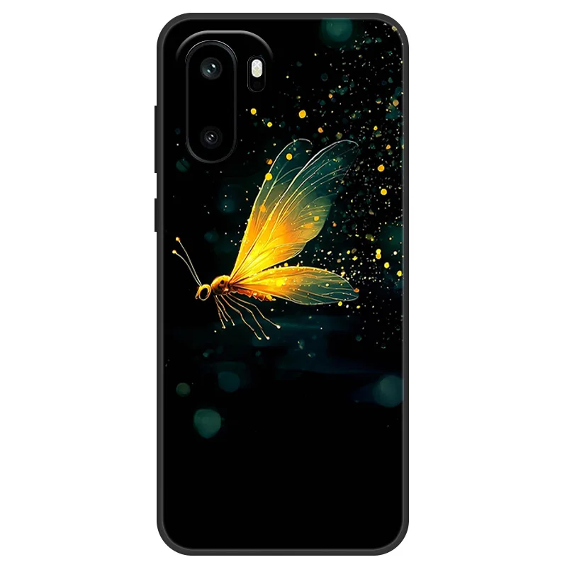 Cute Flower Print Soft Silicone Case - Protective Cover