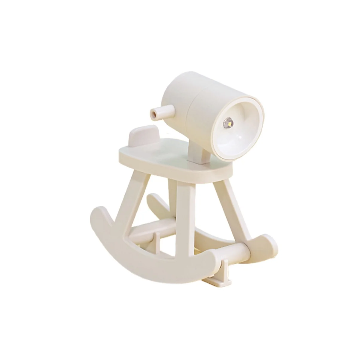 

Cartoon Gift Book Lamp Desktop Ornament Cute Atmosphere Light Rocking Horse Mini Night Light Mobile Phone Holder D