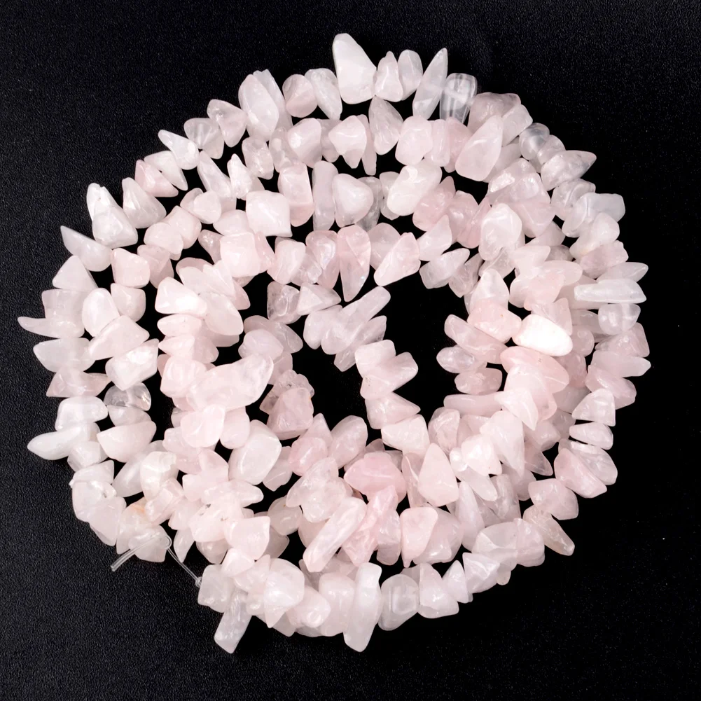 Natural Stone Irregular Gravel Beads for Jewelry Making - Freeform Beads for DIY Necklaces & Bracelets, 15'' Strand