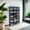 12-Tier Portable 72 Pair Shoe Rack Organizer 36 Grids Tower Shelf Storage Cabinet Stand Expandable for Heels Boots Slippers 1