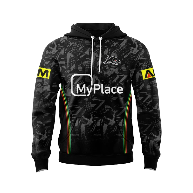 Rugby Jersey Hoodie Men Penrith Panthers