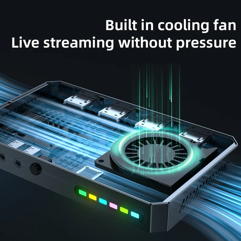 피바 USB3.2 Gen2 4K 60Hz 캡처 카드 비디오 & 오디오 게임 카드 HDMI 폰 태블릿 OBS 라이브 방송 타입 C 출력 MP4 포맷