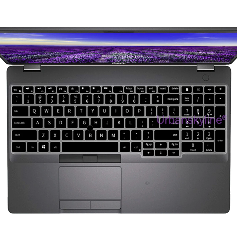 Dell Precision 7750 7760 7550 7560 7720 7730 7740 15 17 모바일 워크스테이션 실리콘 보호 스킨 케이스 2022 용 키보드 커버