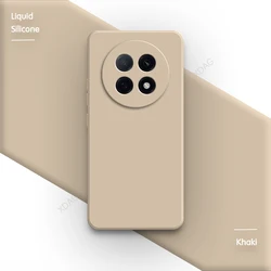 Enhanced Silicone Phone Case - High-Quality Soft Flocking Back Cover for OPPO A5 Pro (China) (Khaki)