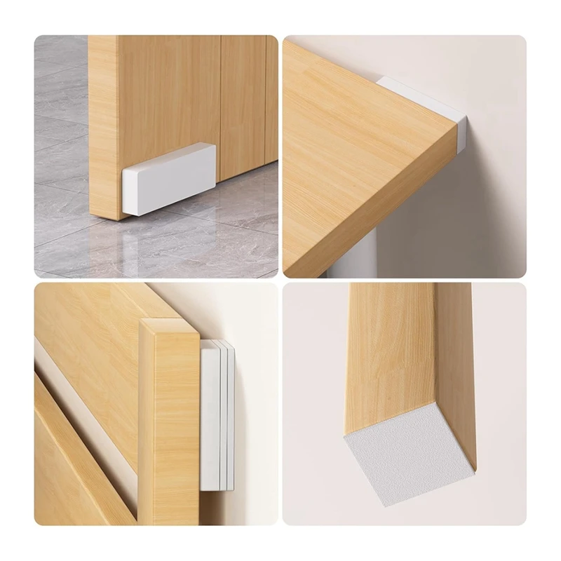 20Pcs Furniture Pads EVA Foam Headboard Stoppers For Wall 10Pcs (15Mm Thick)+10Pcs (5Mm Thick) Wall Protector silicone furniture pads rubber furniture pads headboard stoppers