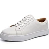 VIPOL Real cowhide casual shoes classic four seasons men's white shoes thick sole light men's sports shoes 2