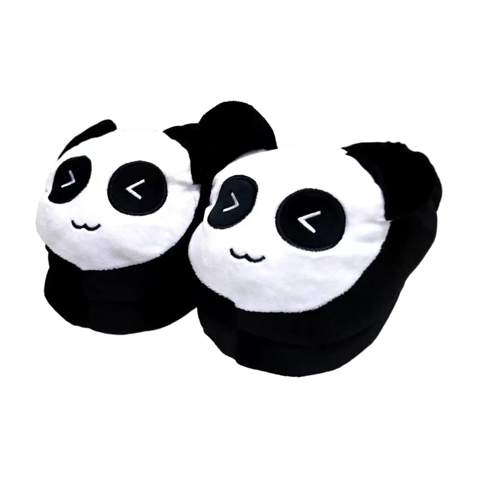 

Cartoon Panda Slippers Furry Animal Slippers Women Plush Slippers Winter Slippers for Living Room Apartment Home Slippers Gifts