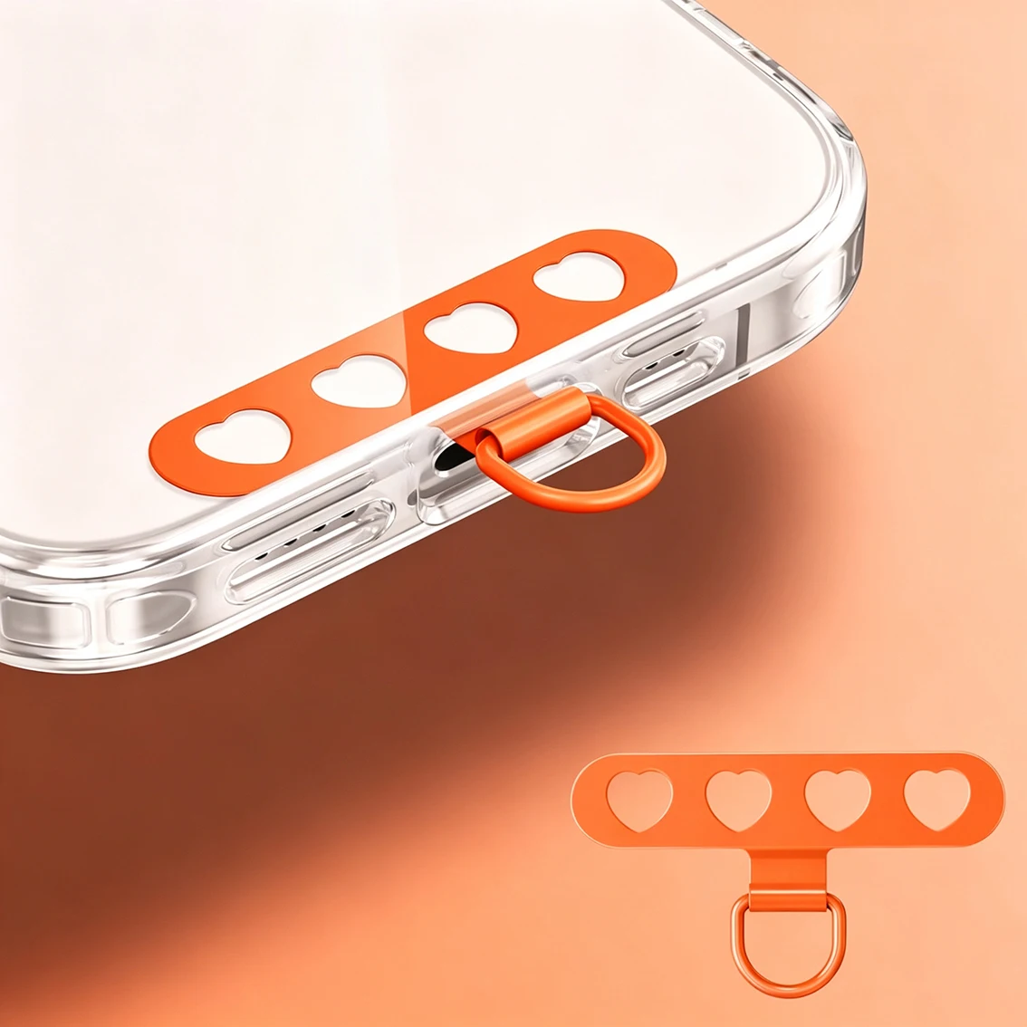 Durable Metal Phone Lanyard with Rotating Strap Connector