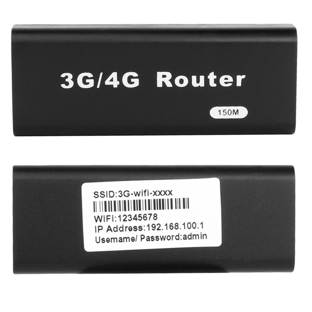 Portable 3G/4G WiFi Router with USB Cable