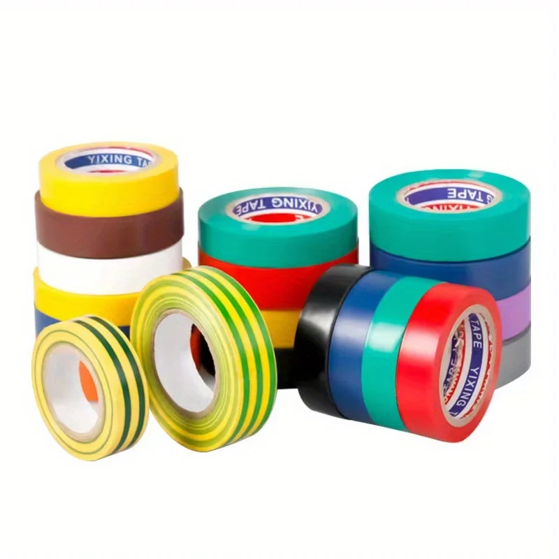 PVC Colored Electrical Tape - Waterproof, Flame-Retardant, Insulated, Eco-Friendly