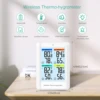 ORIA Digital Wireless Thermometer Indoor Hygrometer Temperature Humidity Monitor with 3 Outdoor Sensors 2