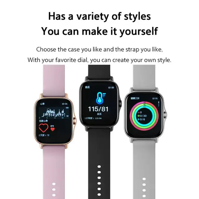 Practical Smart Wristwatch Widely Compatible Multiple Languages 240*240 Resolution Wrist Watch