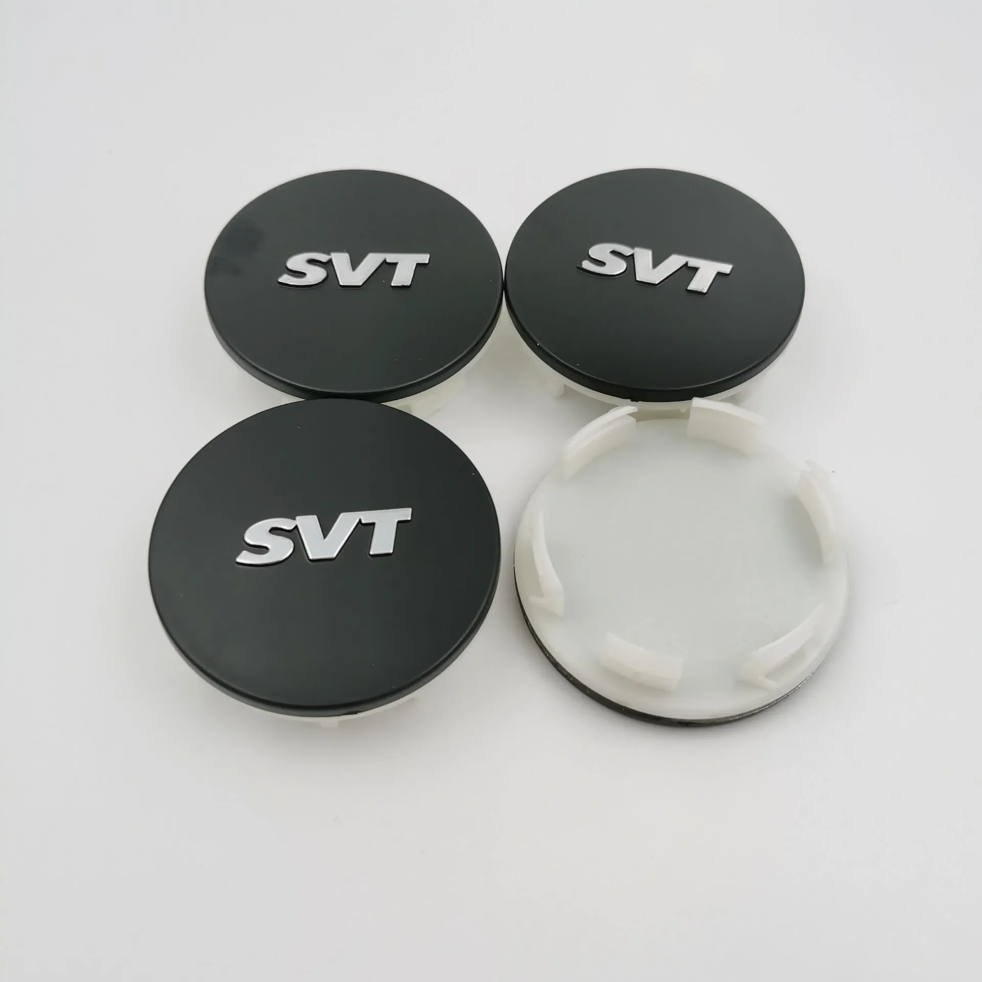 

4pcs Newest X 65mm Car SVT Logo Refit Wheel Center Hub Cap Rim Emblem Badge Cover Sticker for 02-04 Focus Mustang F150 SVT F-150