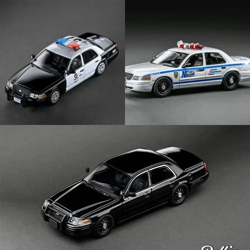 Rollin 1:64 Ford CV  /LAPD Police car limited799 Diecast Model Car 5