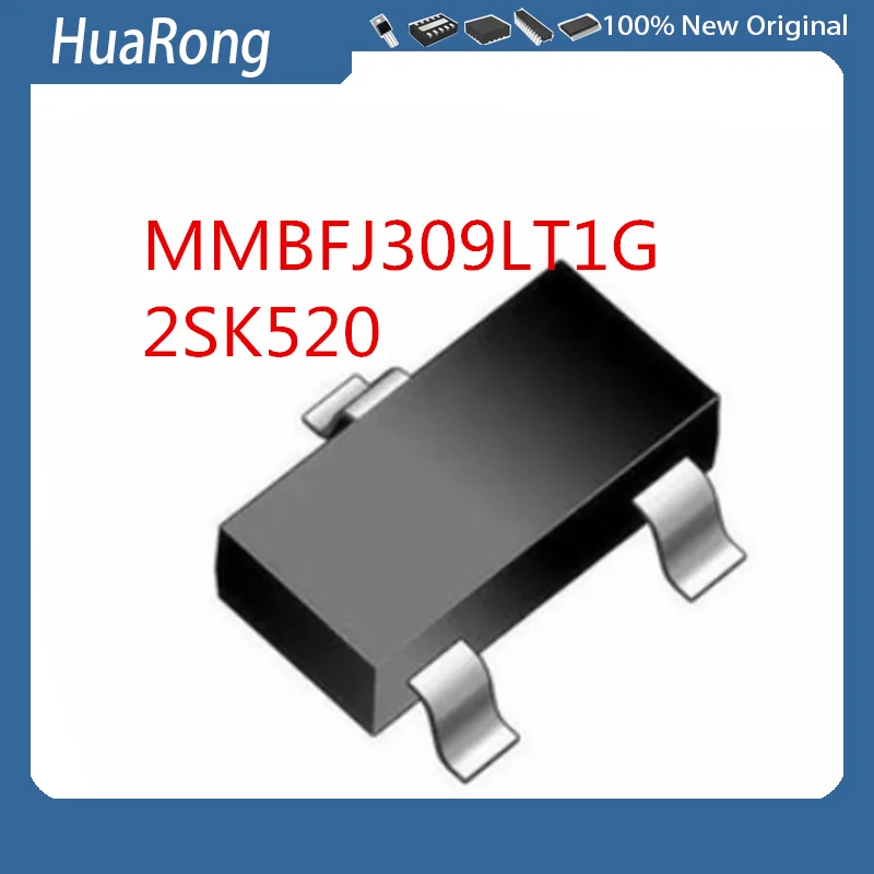 

10Pcs/Lot MMBFJ309LT1G MMBFJ309 2SK520 2SK520-T1B SOT23-3