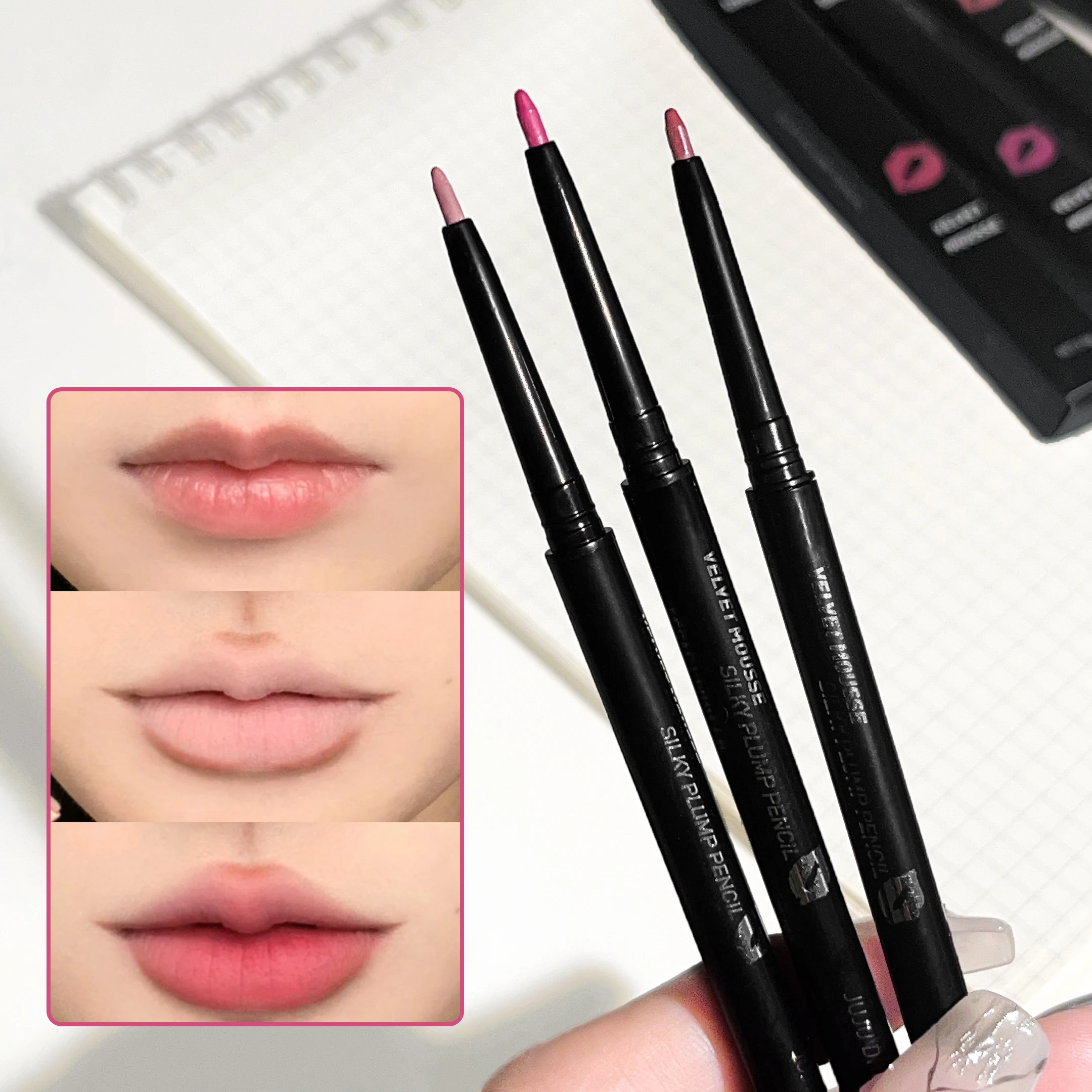 JUJU Dream Lip Liner defines your lips with a matte, smudge-proof finish. Available in 5 shades, it’s waterproof, long-lasting, 5