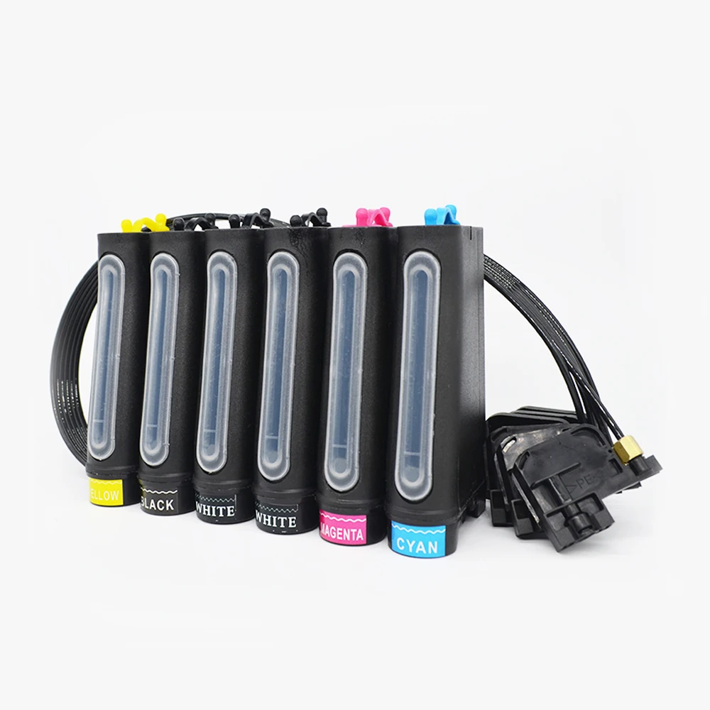 Sistema Di Alimentazione Continua Dell'Inchiostro Uv Ciss Con Smorzatore Di Inchiostro Per Stampante Flatbed Uv Epson L800 R330 R270 T50 1390 1400 145