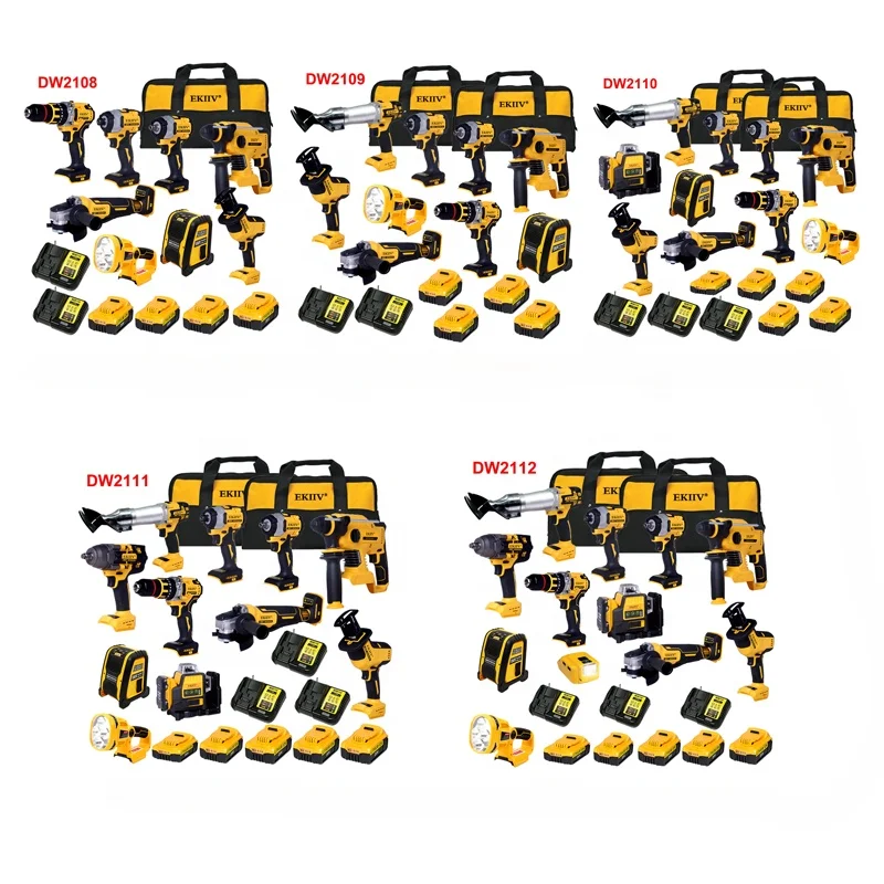 EKIIV Household Diy Cutting Electric Saw Pull Saw Manual Woodworking Tool Jig Machine Power Drill Set