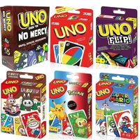 ONE FLIP! Board Games UNO Card Game uno No mercy Super Mario Christmas Card Table Game Playing for Adults Kid Birthday Gift Toy 1