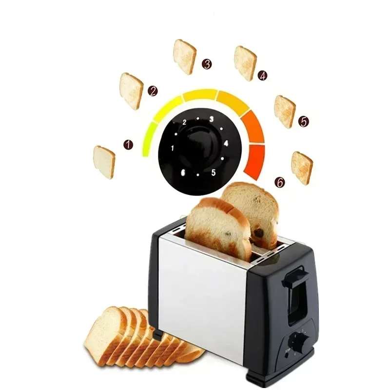 Automatic Home Commercial Kitchen Electric Bread Toaster Sandwich Maker 2 Slices Breakfast Sandwich Maker electric toaster machine