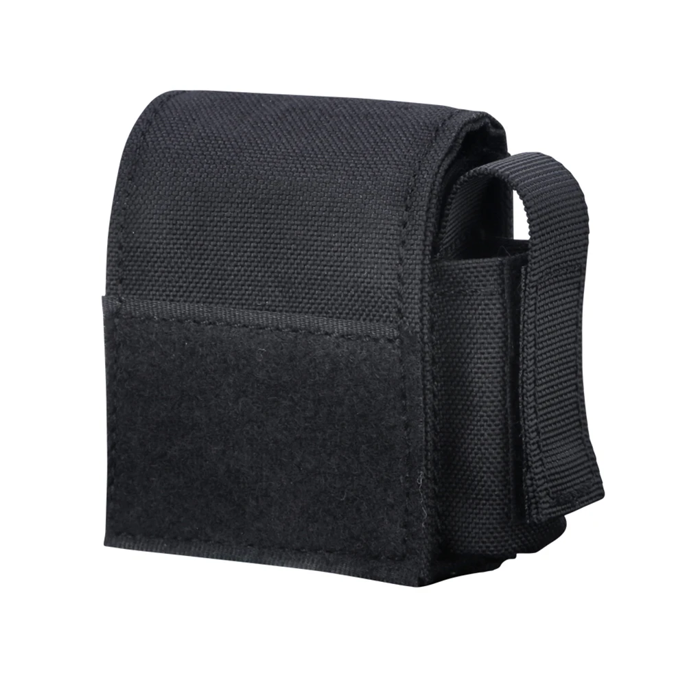나일론 Molle 파우치 허리 가방, 다기능 미니 잡화 보관 가방, 내구성 Molle 핸드폰 파우치, 하이킹 여행용 버튼 포함